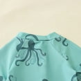 thumbnail image 7 of Hienoo Boys UPF 50+ Short Sleeve Rashguard One-Piece Swimsuit Bathing Suit, Sizes 0-3T, 7 of 7