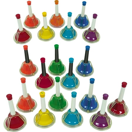 RHYTHM BAND INSTRUMENTS KidsPlay Multicolor 20-note Combination Hand/ Deskbell Set