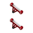 thumbnail image 3 of xinxixnxx Aluminum Alloy Durable Motorcycle Tax Disc Tube High Performance Stylish Easy To Install Widely Used red 2Set, 3 of 6