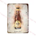 thumbnail image 5 of Letrero de hojalata de cerveza de acuarela, divertido cartel de metal, placa de metal vintage, decoración de pared, bar, pub, club, cueva de hombre, placa decorativa, 5 of 5