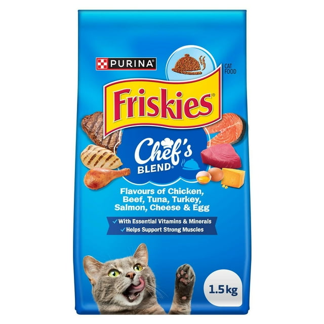 Friskies Chef's Blend, Dry Cat Food 1.5kg