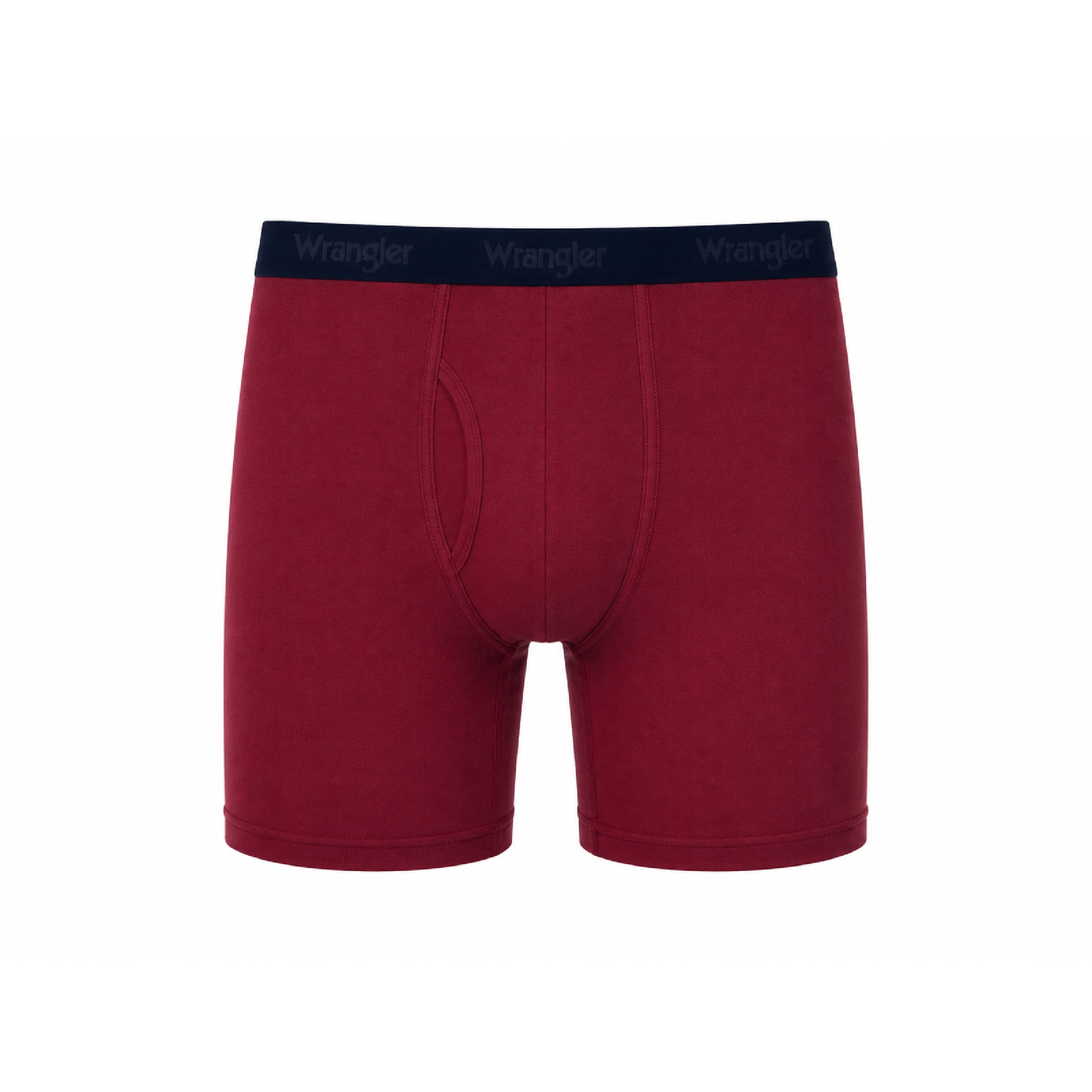 Wrangler Men's Active Cotton Stretch Mesh 6" Boxer Briefs, 6-Pack