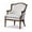 White, variant on Baxton Studio Charlemagne Accent Chair in Black and Grey