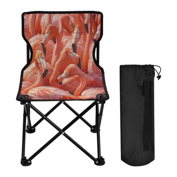 BZSMCE Camping Chairs Modern Pink Elegance Pattern Folding chair
