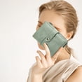 thumbnail image 2 of FALAN MULE Women’s Small Leather Wallet Rfid Blocking Bifold Card Holder with 3 ID Windows, 2 of 6