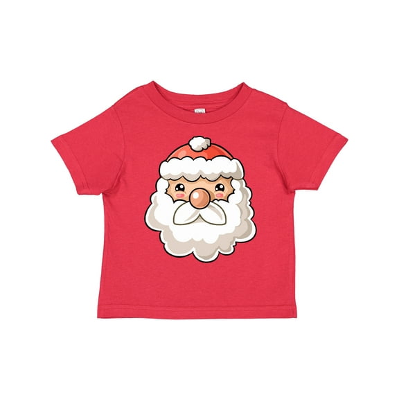 Inktastic Cute Santa Claus Face Boys or Girls Toddler T-Shirt