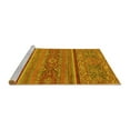 thumbnail image 2 of Ahgly Company Machine Washable Indoor Rectangle Abstract Yellow Modern Area Rugs, 3' x 5', 2 of 4