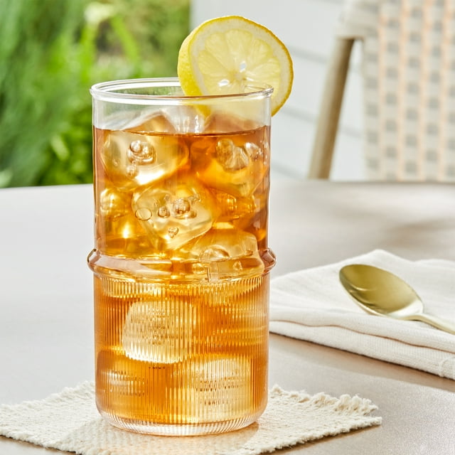 Better Homes & Gardens Acrylic Clear Texture Tumbler, Clear, 1-Count