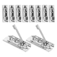 thumbnail image 3 of Shisuyan 10pcs Silver High-Grip Lever File Clips Heavy-Duty Metal Document Clamp with Adjustable Grip Spring-Loaded Clipboard Foldback Clips for Office School Home, 3 of 8