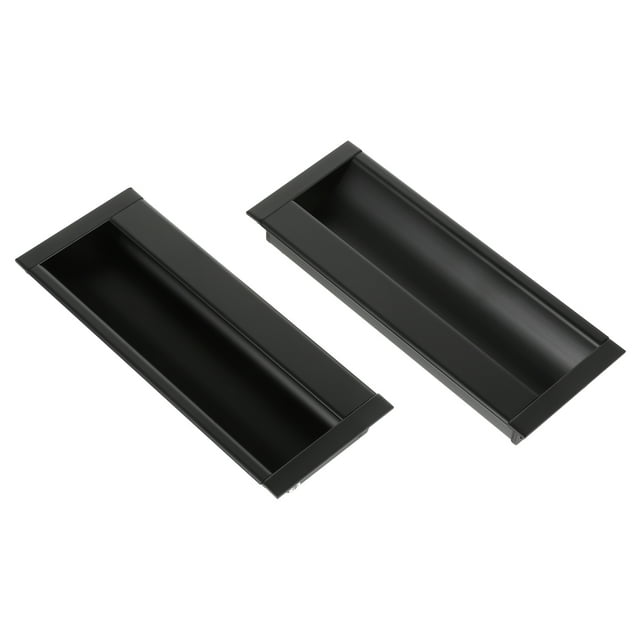 2pcs Cabinet Door Handle Invisible Drawer Pull Handle Cupboard Wardrobe Handle