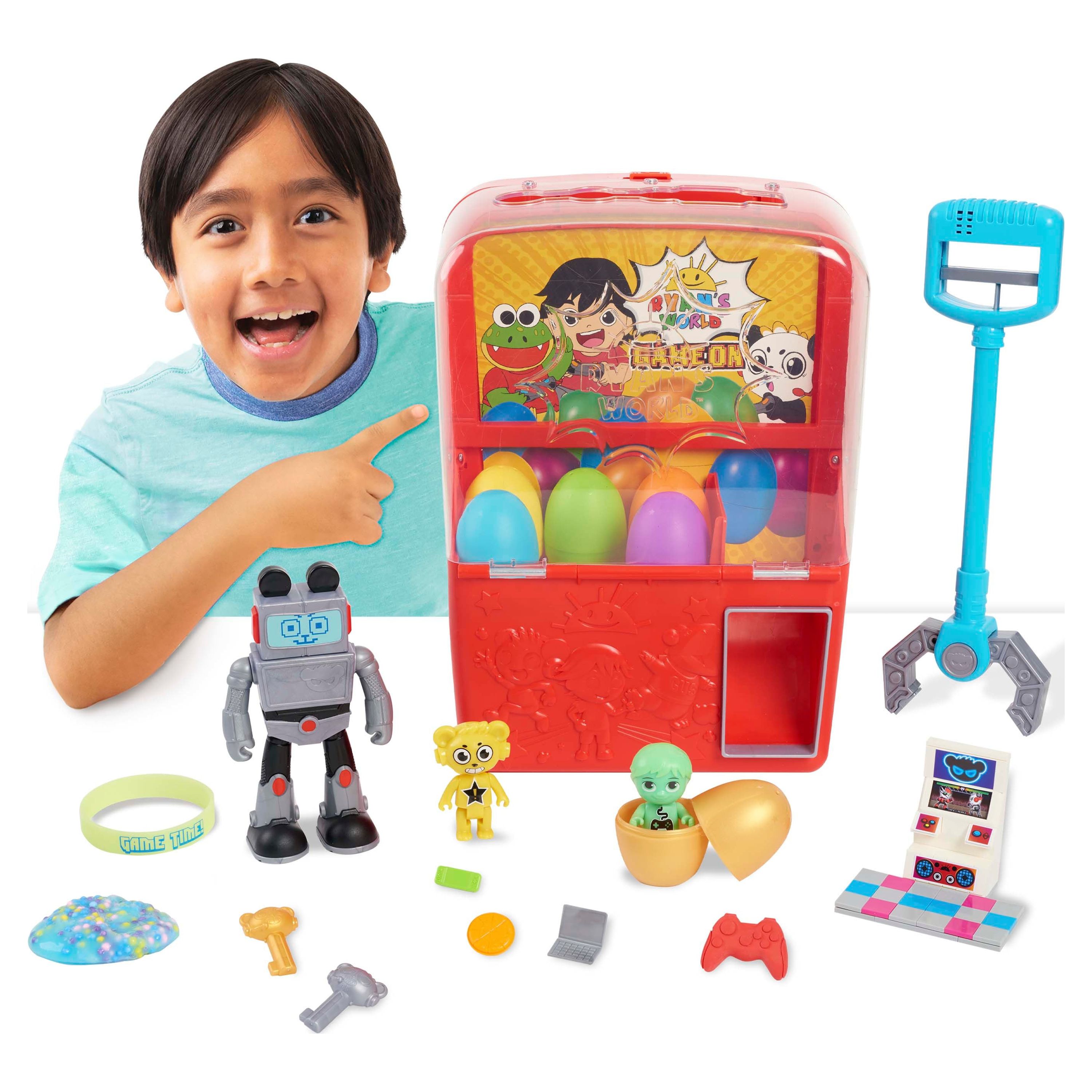 Ryan's World Mystery Claw Machine Playset and Figures,  Kids Toys for Ages 3 Up, Gifts and Presents - image 3 of 8