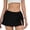 C-Black125, variant on DHFJKG Womens Swim Skirts Mid Rise Side Slit Bathing Suit Skorts Solid Color Full Coverage Swimsuit Bottoms Stylish Beachwear