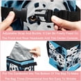 thumbnail image 4 of Spotted Dog Foldable Car Trash Bin with Lid, Leak-proof Mini Trash Can, Hanging Storage Bag for Car, 4 of 6