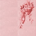 thumbnail image 1 of Ahgly Company Indoor Square Patterned Pastel Red Pink Area Rugs, 4' Square, 1 of 6