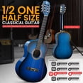 thumbnail image 3 of Guitarra acústica Pyle Beginner 1/2 Junior Size Blue Burst, 3 of 7