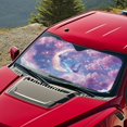 thumbnail image 4 of Jeiento Butterfly Cherry Blossom Sun Shade for Car Windshield Foldable Automotive Interior Accessories for Sun ProtectionBlocks UV Rays and Keeps Vehicle Cool for Car Truck SUV, 4 of 7