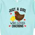 thumbnail image 3 of Inktastic Just a Girl Who Loves Chickens Toddler Sweatshirt, 3 of 4