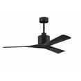 thumbnail image 6 of Nan 6-speed ceiling fan in Matte Black finish with 52” solid walnut tone wood blades, 6 of 7