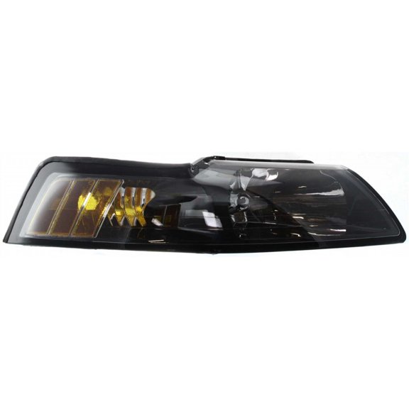 For Ford Mustang 2001-2004 Headlight Assembly Unit Black Bezel Passenger Side CAPA Certified FO2503177C