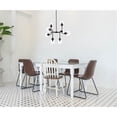 thumbnail image 2 of Hanson 8 lights pendant in black with clear shade, 2 of 7