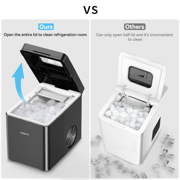 NEEDONE Portable Countertop Ice Maker Machine,33lbs/24H,9 Bullet