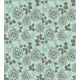 thumbnail image 3 of Floral Duvet Cover Set, Romantic Season Inspirations with Roses Birds on Tree Branches Summer Design, Decorative 3 Piece Bedding Set with 2 Pillow Shams, King Size, Seafoam Sage Green, by Ambesonne, 3 of 3
