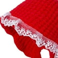 thumbnail image 6 of Milageto Women Knitted Hat Beanie Ear Protection Hat Crochet Beanie for Cold Weather Red, 6 of 8