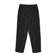 thumbnail image 5 of Fotbe Black Glitter Women's Pajama Pants,Sleepwear Pants,Pj Bottoms Drawstring And Pockets-Medium, 5 of 9