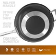 Gotham Steel 12.5 inch Fry Pan Nonstick, Helper Handle, Metal Utensil Safe