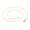 1MM Gold, variant on Women's Men's Stainless Steel Round Snake Chain Necklace Flexiable Herringbone Smooth Vacuum Plating Links 1MM Silver 22in