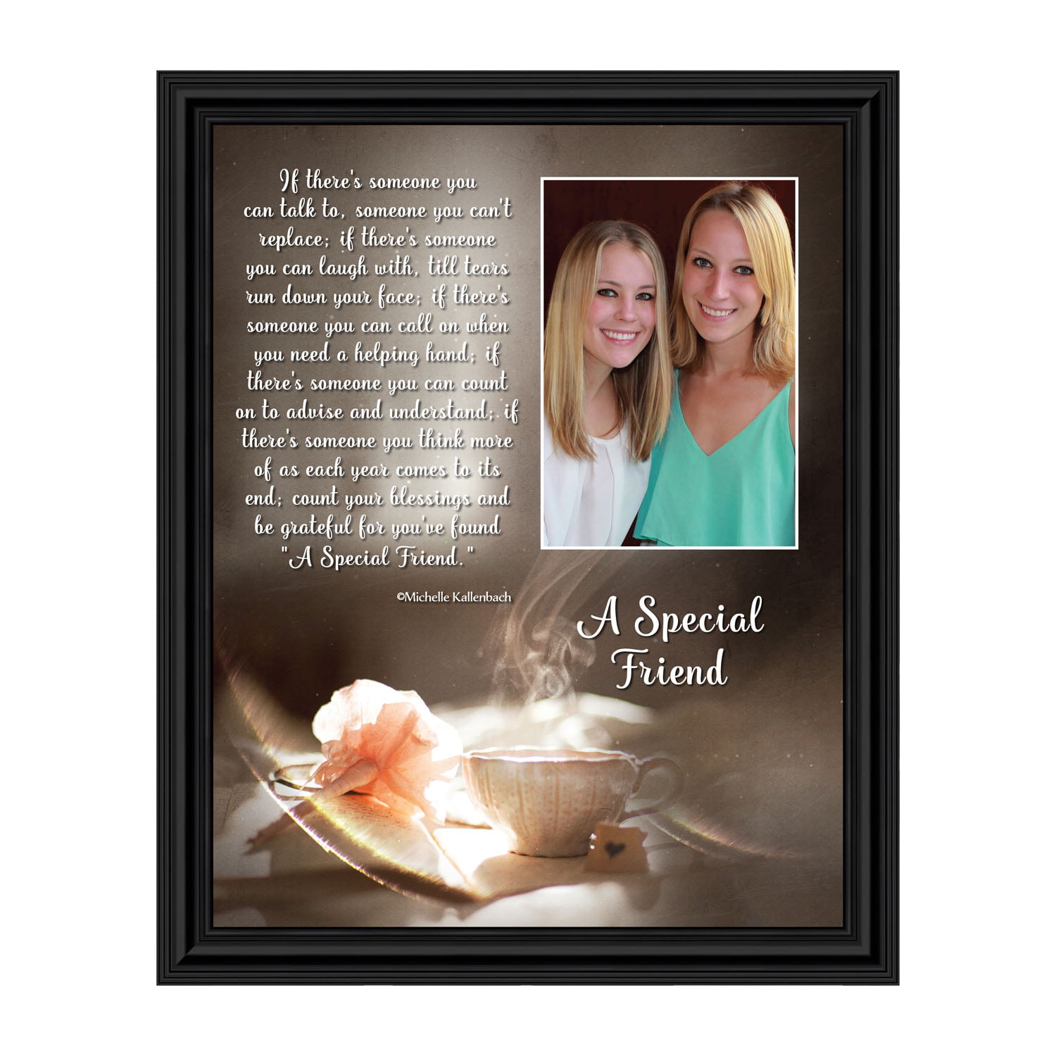 Details about   Special Best Friend  PERSONALISED Photo Frame Birthday Christmas Present 
