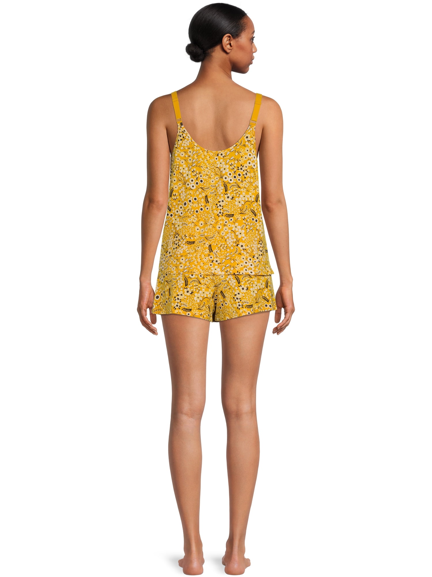 The Pioneer Woman Knit Camisole and Shorts Pajama Set, 2-Piece, Women’s