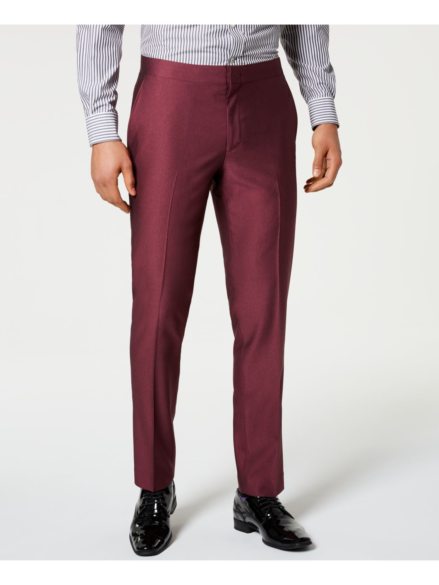 Indian Needle Men's Maroon Checked Formal Trousers – Jompers