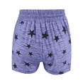 thumbnail image 5 of DHFJKG Womens Workout Shorts Summer Casual Drawstring High Waisted Star Printed Slim Fit Soft Yoga Shorts With Pockets Stylish Bottoms, 5 of 5