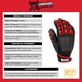 thumbnail image 2 of guantes tácticos medianos, 2 of 8