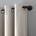 thumbnail image 4 of Archaeo Linen Blend Blackout Grommet Top Single Curtain Panel, 4 of 5