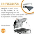 thumbnail image 4 of K&H Pet Products Pet Cot Canopy (Cot Sold Separately) Gray X-Large 50 X 32 Inches, 4 of 7