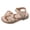 Z01-N-Beige, variant on enyan Little Girl Sandals,Toddler Girls Sandals Little Girls Kids Summer Shoes Toddler Sandals,Brown,Size 12