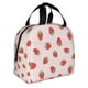 thumbnail image 2 of Disketp Strawberry for Insulated Lunch Bag for Women and Men, Perfect for Work, Hiking, Picnic, 2 of 8