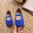 thumbnail image 2 of WAYUTE Girls' Sandals Flat Bottom Lightweight Ribbon Hook Loop Princess Shoes for Children Kids Fashion Daily Wear Casual Outdoor, 2 of 7