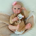 thumbnail image 3 of Muñeca Reborn KSBD Bettie de 20 cm con accesorios para niños mayores de 3 años, 3 of 9