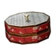 thumbnail image 5 of Caja de servicio dividida Bandeja versátil para servir galletas Postres Frutos secos 2 niveles rojo, 5 of 9