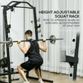 thumbnail image 2 of Soozier Power Cage with Pulley System, Squat Rack, Pull up / Push up Stand, 2 of 9