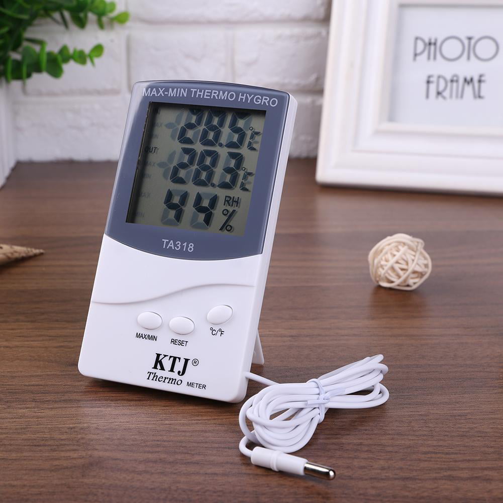 TA318 Indoor Outdoor Digital LCD Thermometer Hygrometer Humidity Meter #VIC 