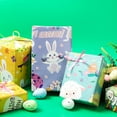 thumbnail image 3 of AUR Happy Easter Wrapping Paper Sheet, Easter Bunny, Egg, Blooming Spring Flowers & Lamb Design for Kids, Boys, Girls, 27.5 x 19.6 inches Per Sheet, 3 of 16
