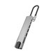 thumbnail image 4 of Ruifaya Adaptador de concentrador de 100 m con suministro de energía tipo C, estación de acoplamiento liviana de ocho pulgadas, diseño doble para EE. UU., expansión de acoplamiento W8w8 USB, 4 of 6