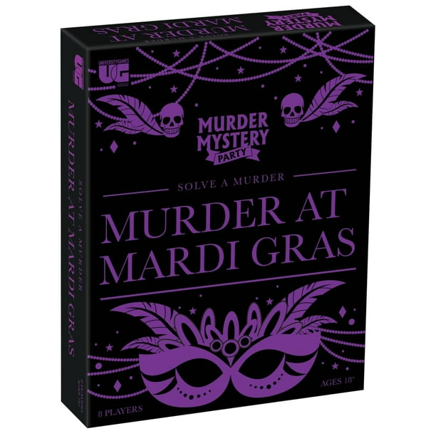 Murder Mystery Party Game University Games Mardi Gras