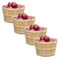 thumbnail image 6 of Lehman's Handcrafted Half Bushel Baskets, Vintage Style USA Made Poplar Wood with Wire Handles, 9.5 x 14.75 inches, Set of 4, 6 of 6