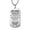 B, variant on Guodhu Son Gift Dog Tags Engraved Never Forget How Much I Love You Heart Love Dad Mom Dog Tag Birthday Graduation Valentines Gifts Stainless Steel