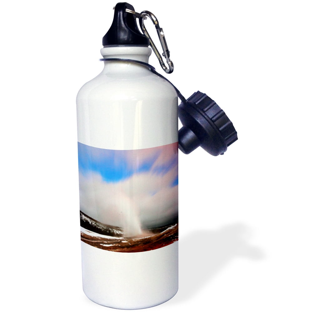 3dRose Old Faithful Geyser in Winter Yellowstone National Park, Sports Water Bottle, 21oz by Supplier Generic